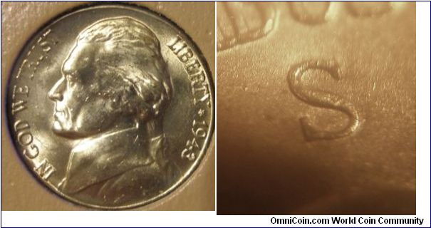 1943S Silver Jefferson Nickel S/S RPM-015




(Book1, Group12, Hole5)