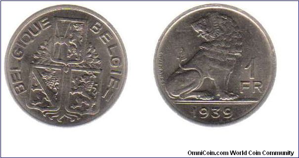 1939 1 Franc