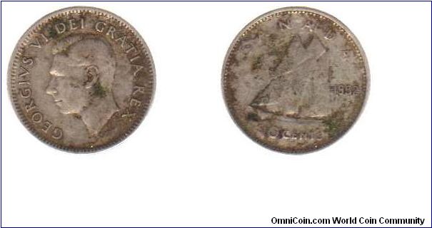 1952 10 cents