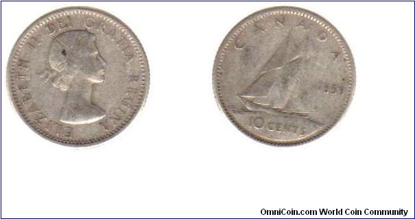 1959 10 cents