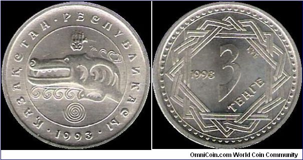 3 Tenge 1993