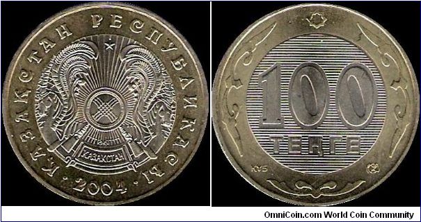 100 Tenge 2004