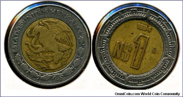 1994
1 New Peso
Value
Eagle & Snake