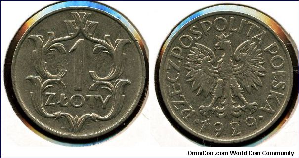 1929
1 Zloty
Polish Eagle
Value