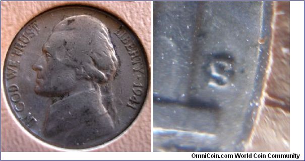 1941S Large S Jefferson Nickel
CONECA Top 100




(Book2, Group2, hole6)