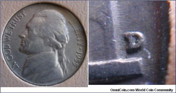 1955D/S Jefferson Nickel OMM








B2G2H11