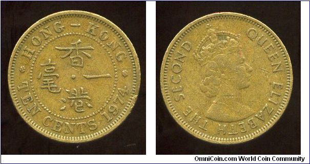 1974
10 Cents
Value & date
Queen Elizabeth II