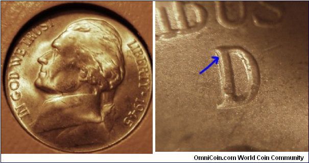 1945D Silver Jefferson Nickel D/D RPM#010







B2G3H8