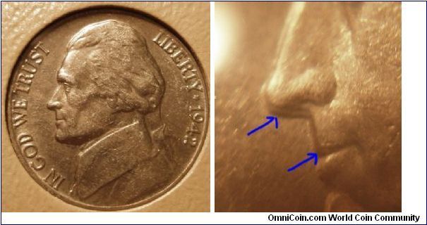 1942 Jefferson Nickel Doubled Die Obverse FS#026
CONECA Top 100






B2G4H3