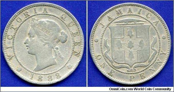 1 penny.
Victoria (1837-1901).
Mintage 24,000 units.


Cu-Ni