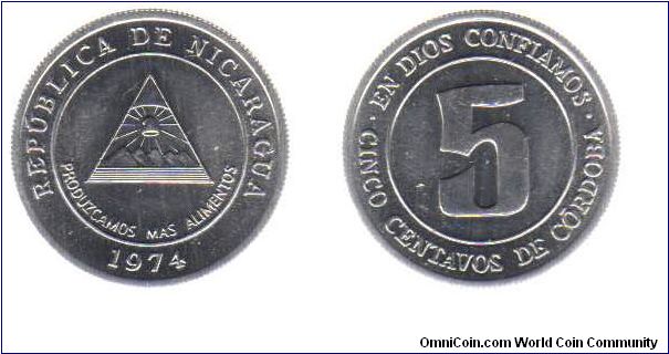 1974 5 centavos