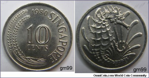 10 Cents
reverse-Sea Horse