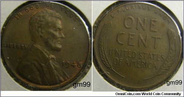 1948 LINCOLN/Wheat Penny
