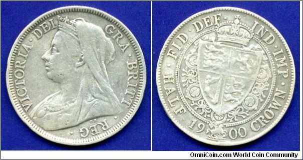 Half Crown.
Victoria (1837-1901) regina & empress.


Ag925f. 14,14gr.