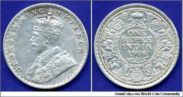 1 Rupee.
George VI (1910-1952).


Ag917f. 11,66gr.