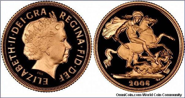 Yet another, better, photo of the 2006 proof sovereign.