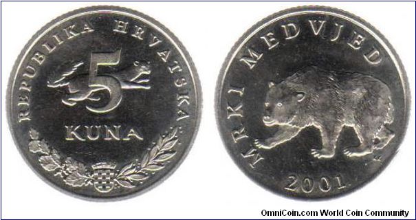 2001 5 Kuna - Brown bear