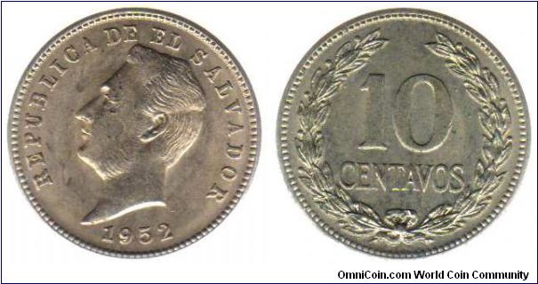 1952 10 centavos