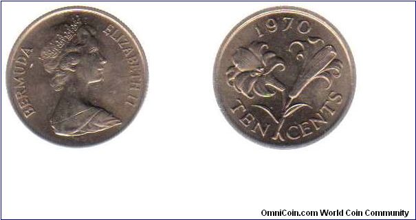 1970 10 cents