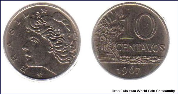 1967 10 centavos