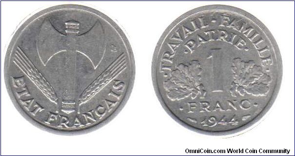 1944 1 Franc