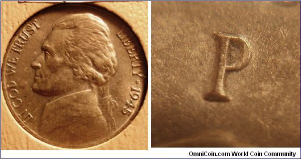 1945P Silver Jefferson Nickel P/P




B2G5H6