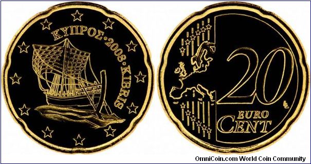 We had some of these 2008 Cypriot euro coins in before New Year, but Yannick was already on holiday, so we waited for his return before we photographed them. He had to do a lot of work to make them look presentable.