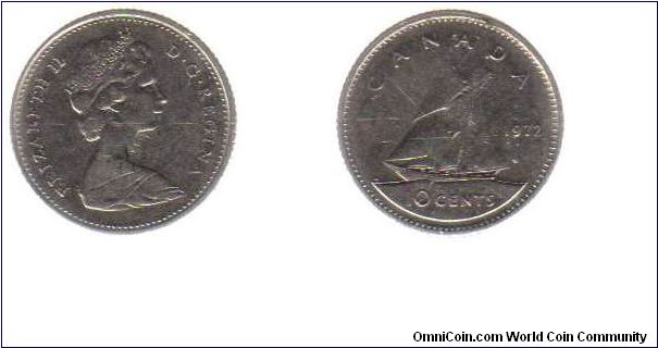 1972 10 cents