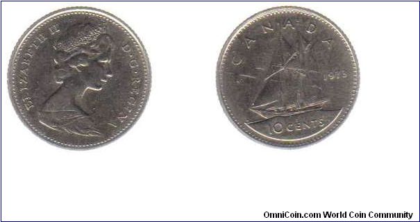 1973 10 cents