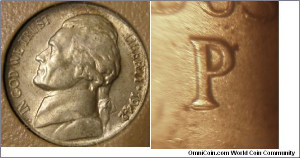 1942P Silver Jefferson Nickel P/P RPM-012







B2G6H1