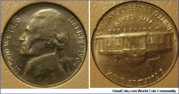 1964D Jefferson Nickel with Die Clash 






B2G6H2