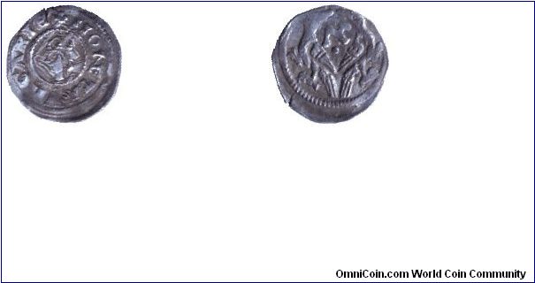 Hungary, denár, no date, Ag, King's Portrate, two birds (Storks?), from King István V (1270-1272)                                                                                                                                                                                                                                                                                                                                                                                                                   