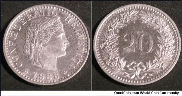 Helvetia 1 franc