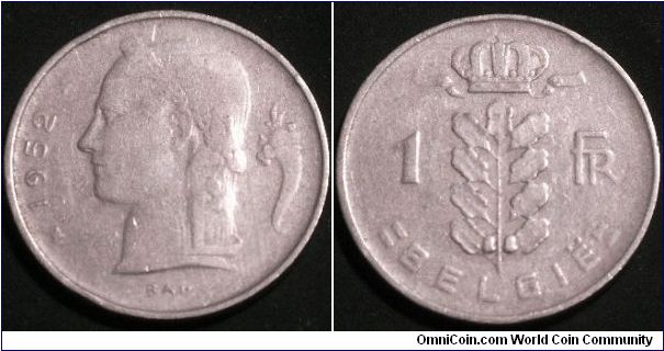 Belgie pre-Euro 1 franc
