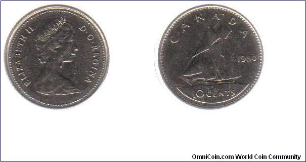 1980 10 cents
