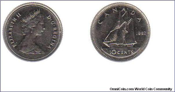 1982 10 cents