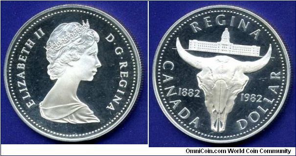 Silver Canada Dollar.
Elizabeth II.


Ag500f. 23,32gr.