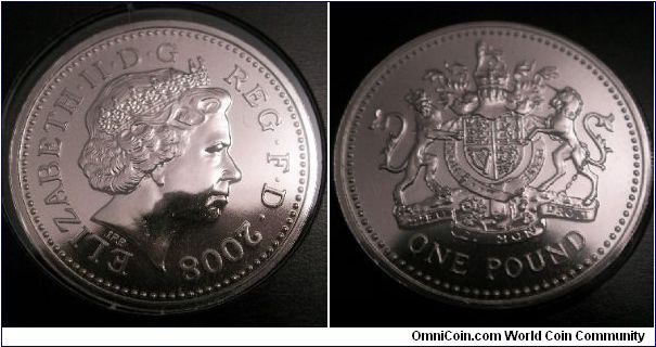 2008 limited issue old style one pound