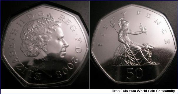 2008 limited issue old style fifty pence