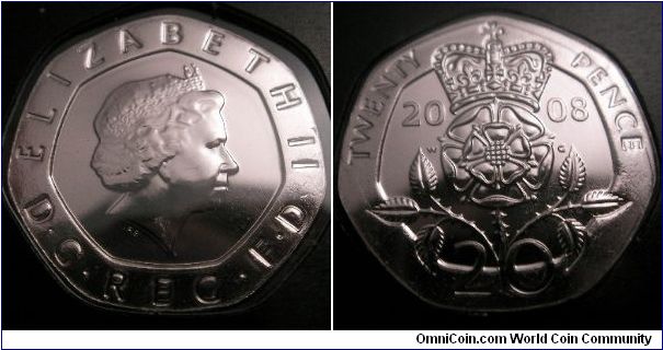 2008 limited issue old style twenty pence