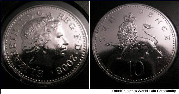 2008 limited issue old style ten pence