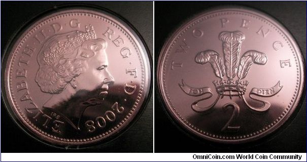 2008 limited issue old style two pence