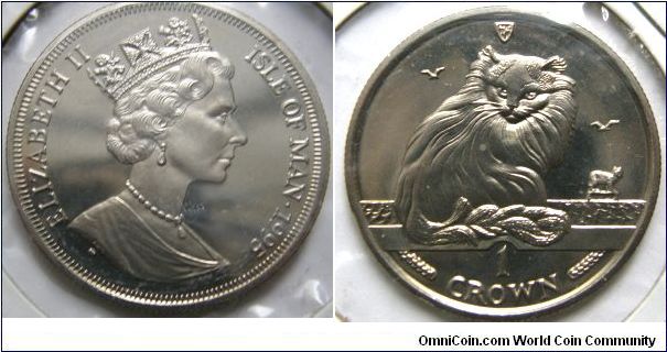 1995 Turkish Cat
Queen Elizabeth II
1 Crown