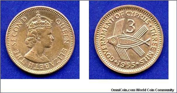 3 mils.
Elizabeth II.
Mintage 6,250,000 units.


Br.