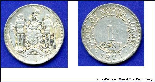 1 cent.
George V (1910-1936).
British north Borneo.
Mintage 1,000,000 units.


Cu-Ni.
