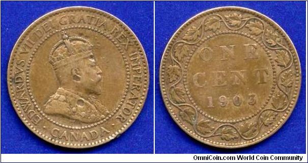 1 cent.
Edward VII (1901-1910).


Br.