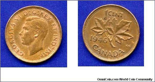 1 cent.
George VI (1936-1952) Rex & Ind:Imp:.


Br.