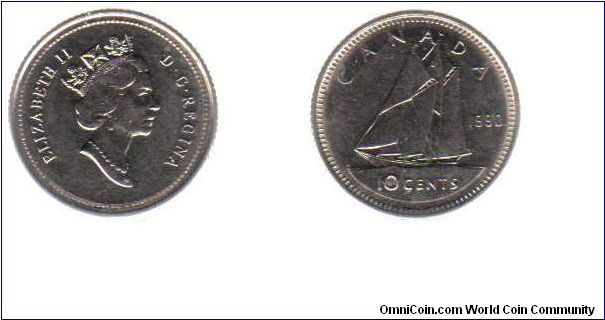 1990 10 cents