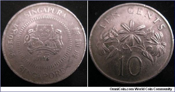 Singapura 10 cents