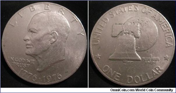 USA one dollar coin